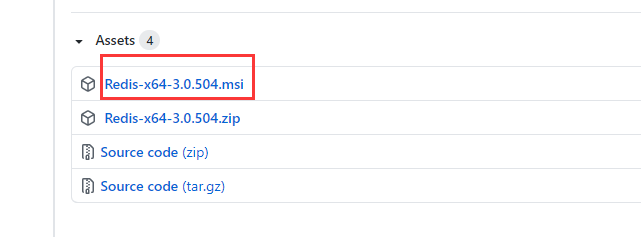 下载windows版redis